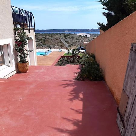 Maison avec vue sur la mer et avec piscine à Fitou Exterior foto
